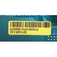 BACKLIGHT INVERSOR / TOSHIBA LJ97-02098B / 75017117 / 75015807 / INV40N14B / SUSTITUTAS LJ97-02098F / LJ97-02098C /  02098A / L-02098E / PANEL LTA400HA07 / LTA400HA11 / MODELOS LTV-4065WH / DX-L40-10A / DX-40L150A11 / 40LC45S / L40FHD41YX9